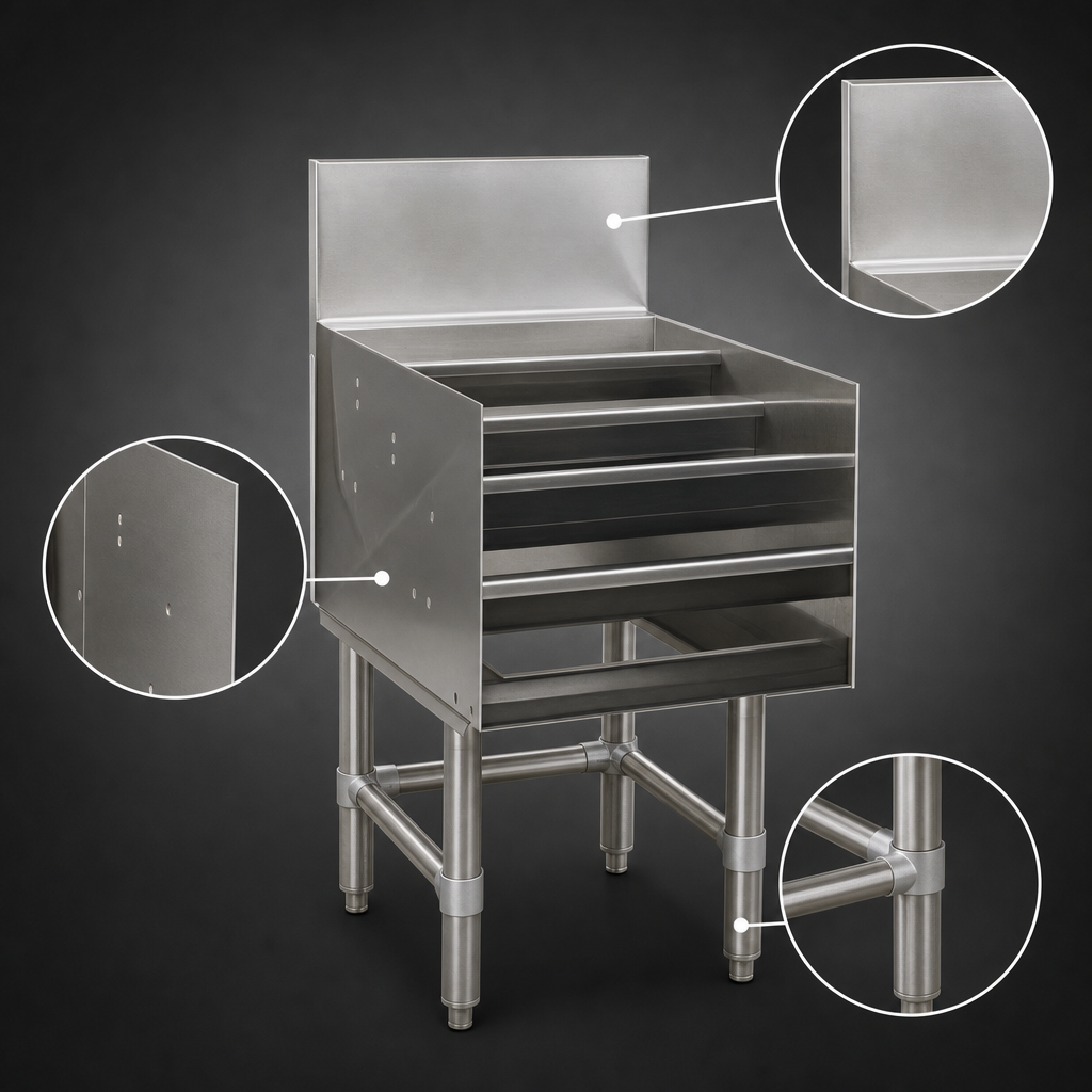 Mixed-Gauge Stainless Construction
