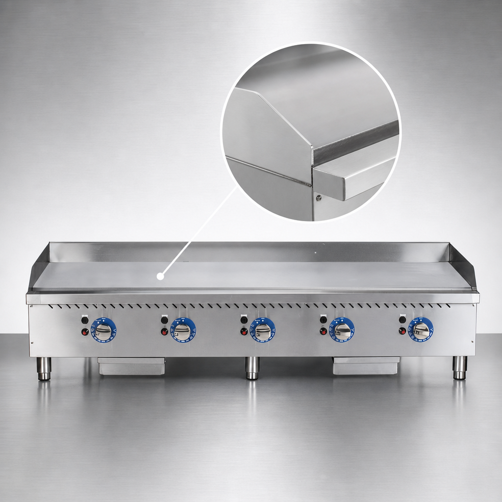 1-Inch Polished Griddle Plate