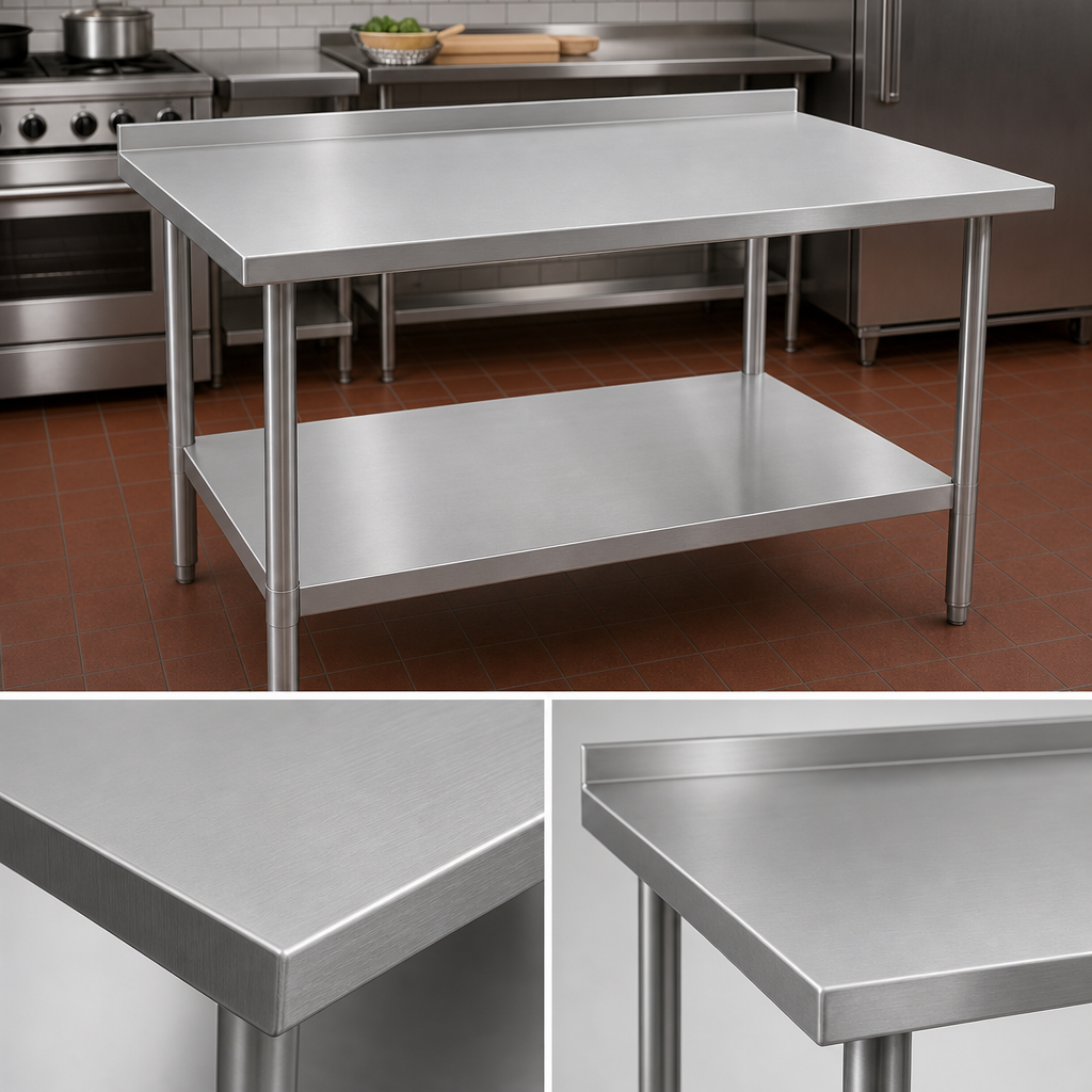 16-Gauge Stainless Steel Top