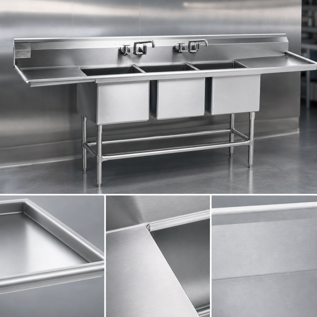 14-Gauge Stainless Steel Construction