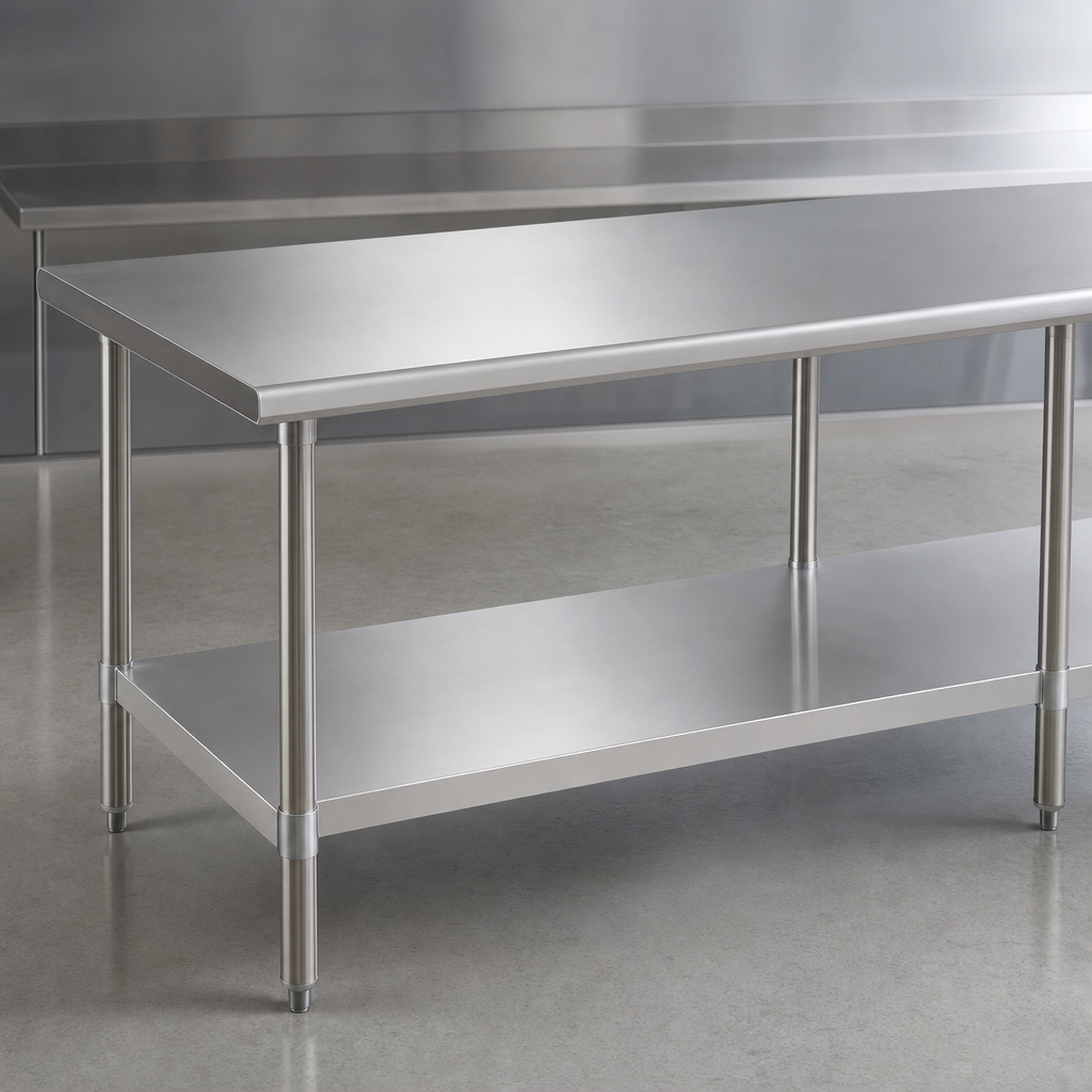 Heavy-Gauge 430 Stainless Steel Top
