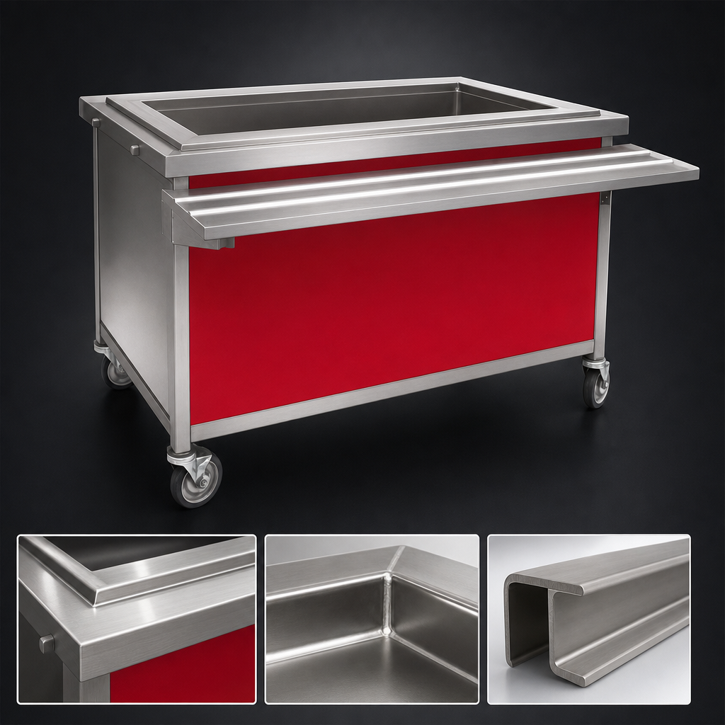Heavy-Duty Stainless Steel Top