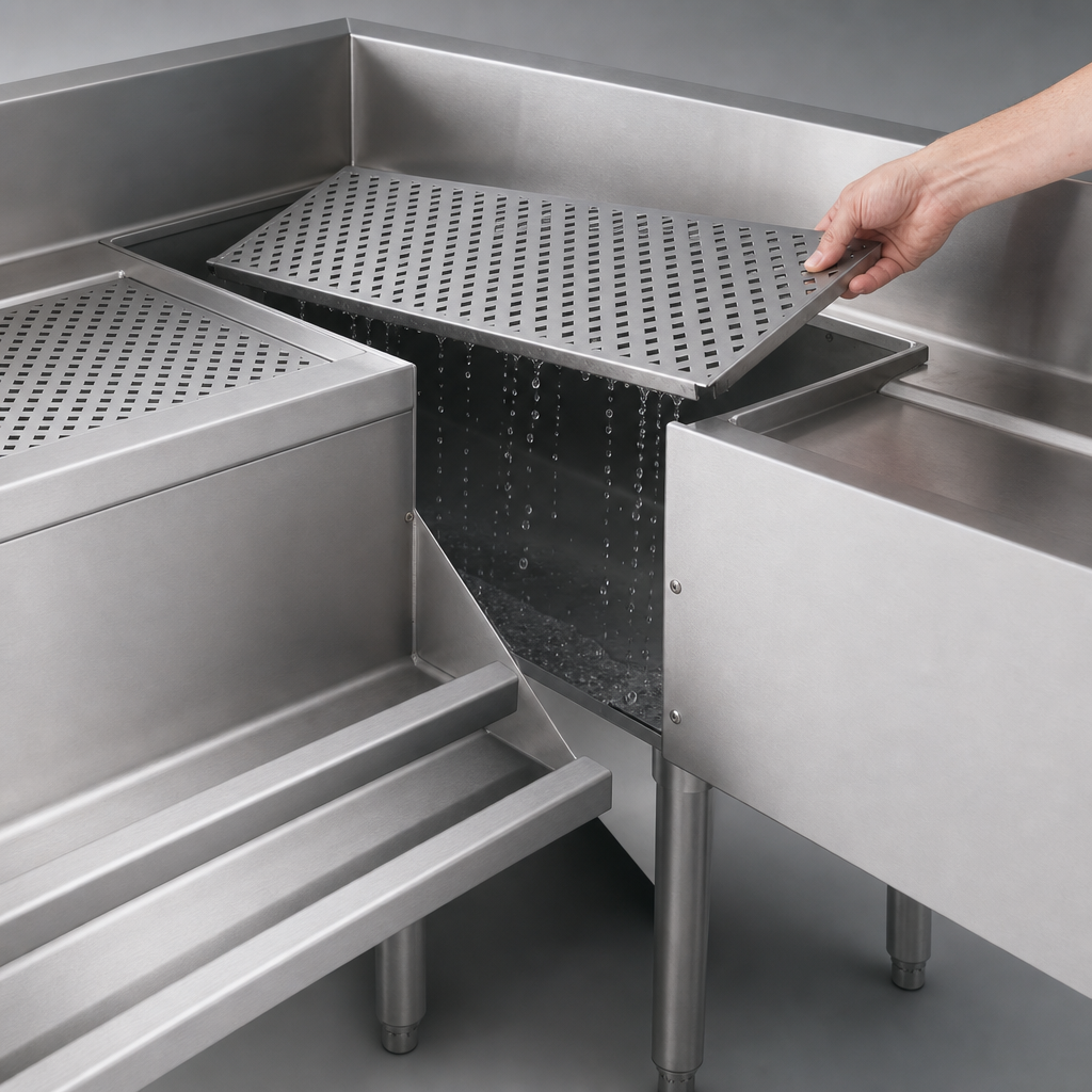 Removable Perforated Drainboard Top