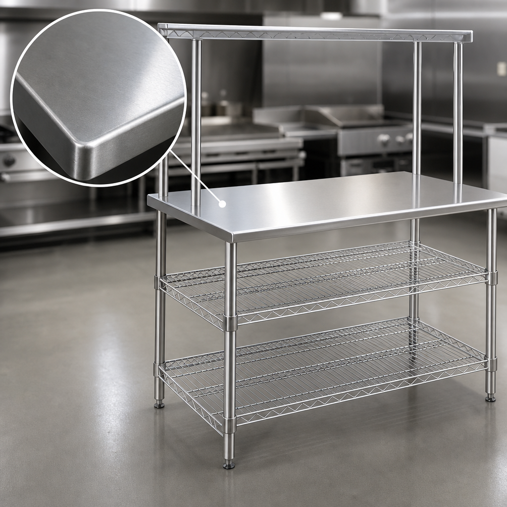 14/304 Stainless Steel Top