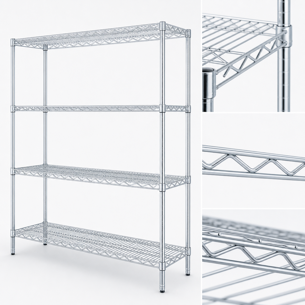 Patented QuadTruss Shelves