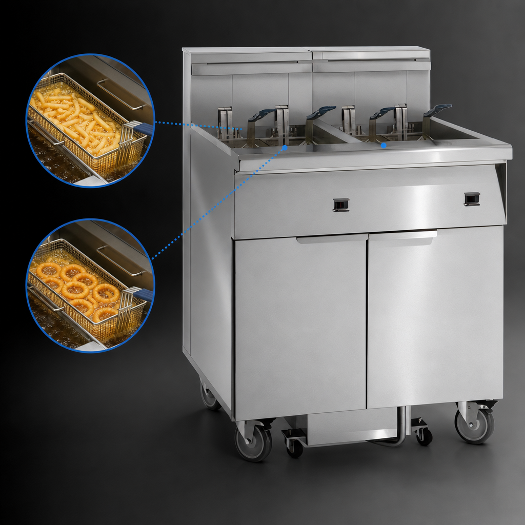 Dual Fry Tanks