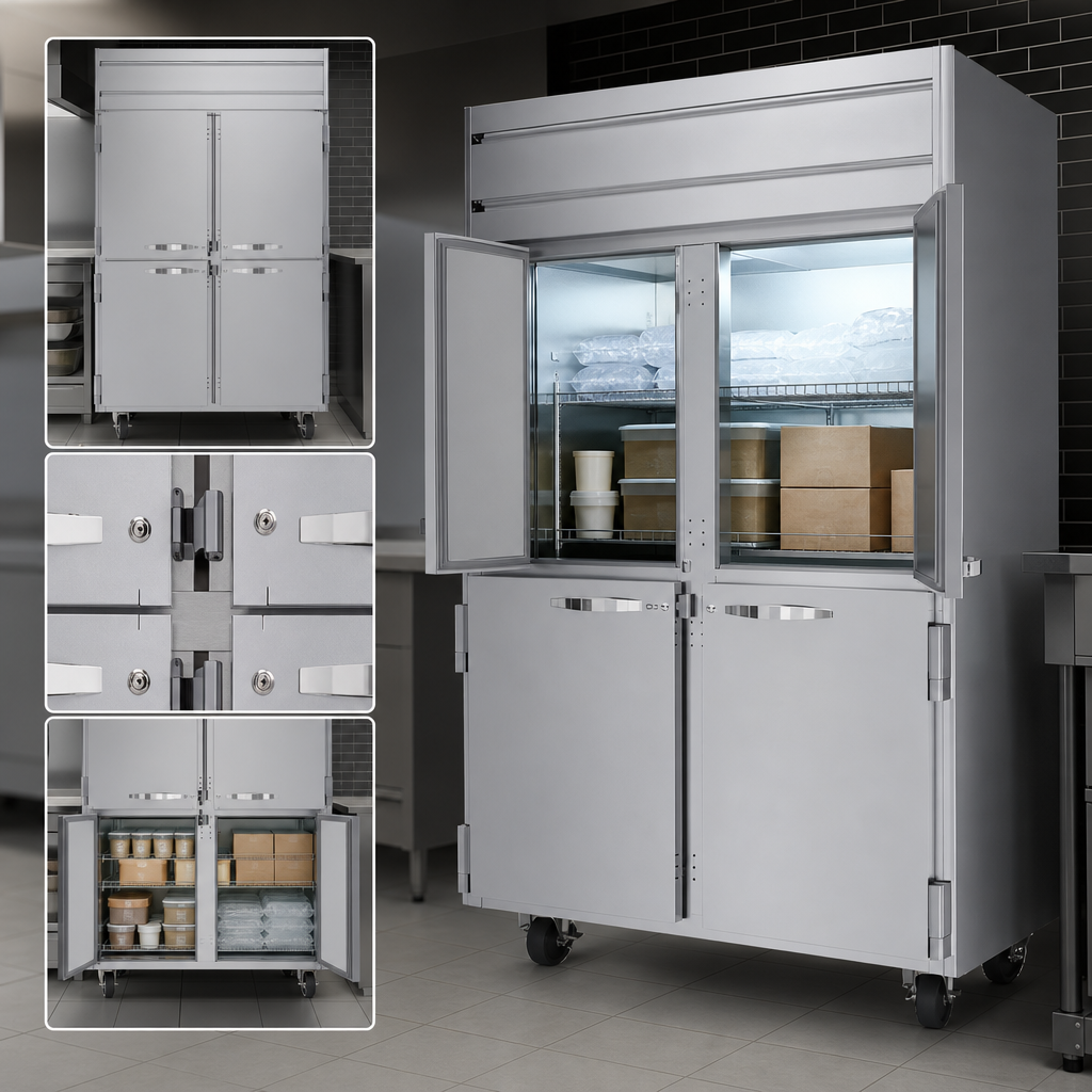Half-Solid Door Layout