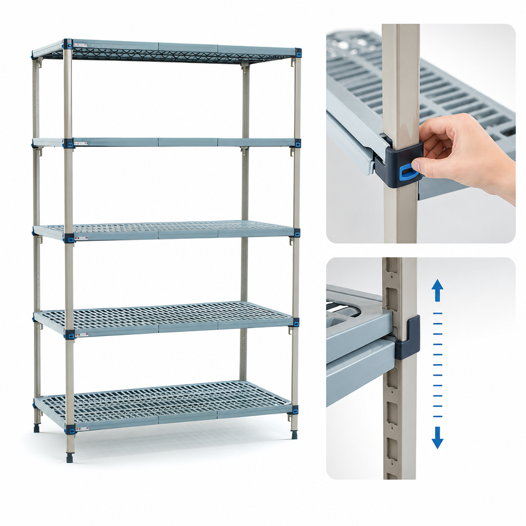 Quick-Adjust Shelf Design