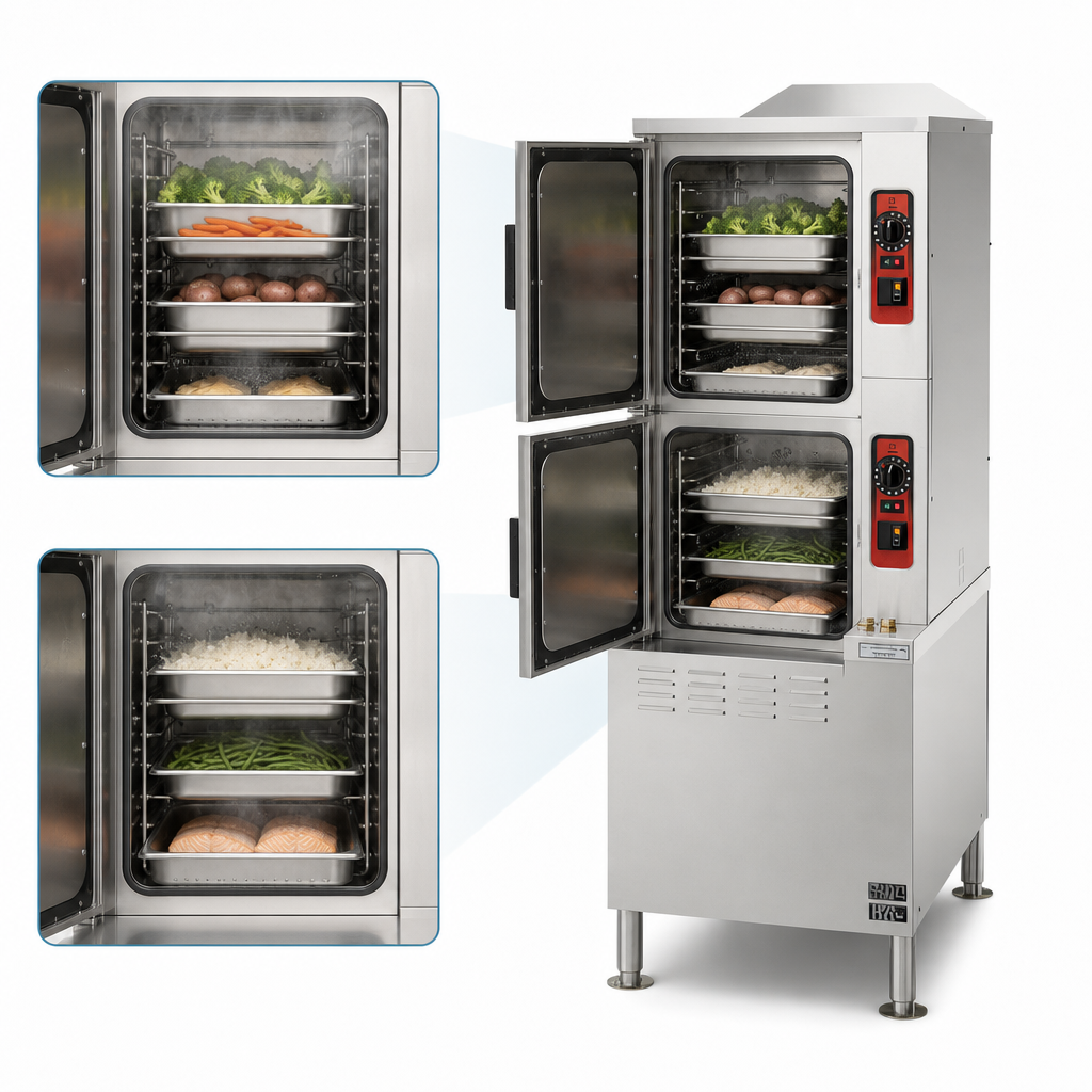 Two Independent Cooking Compartments