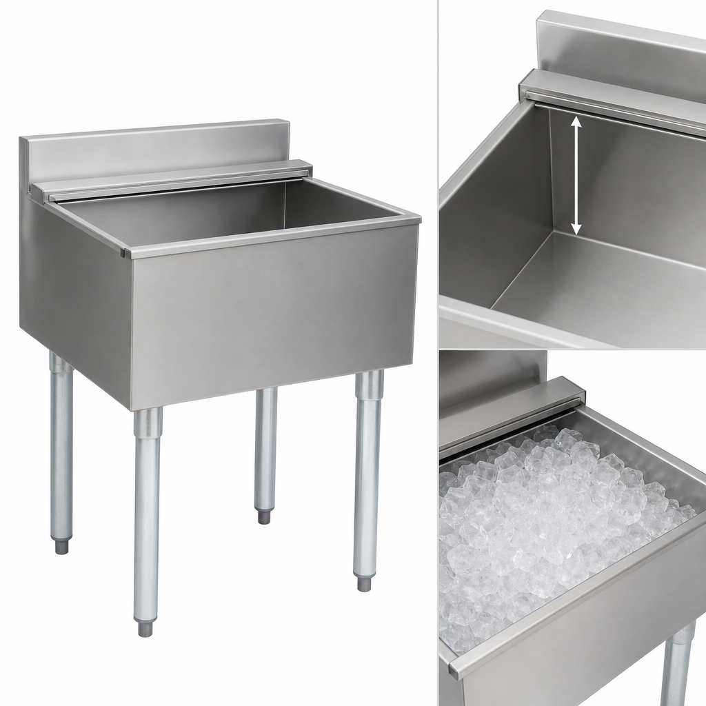 8-Inch Deep Ice Bin
