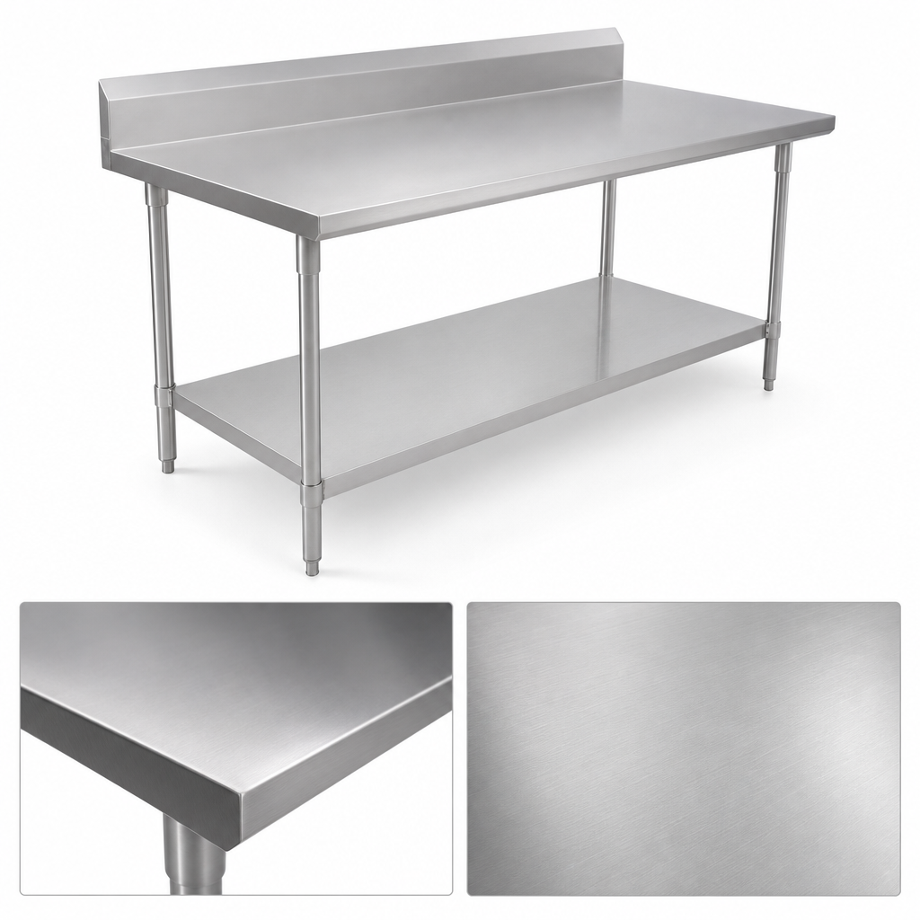 16-Gauge Stainless Steel Top