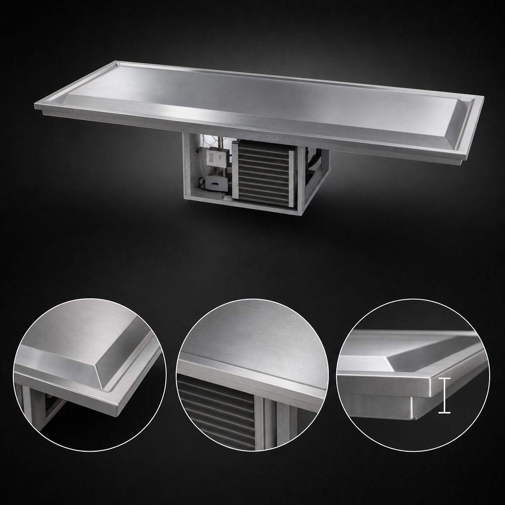 Raised Stainless Steel Top