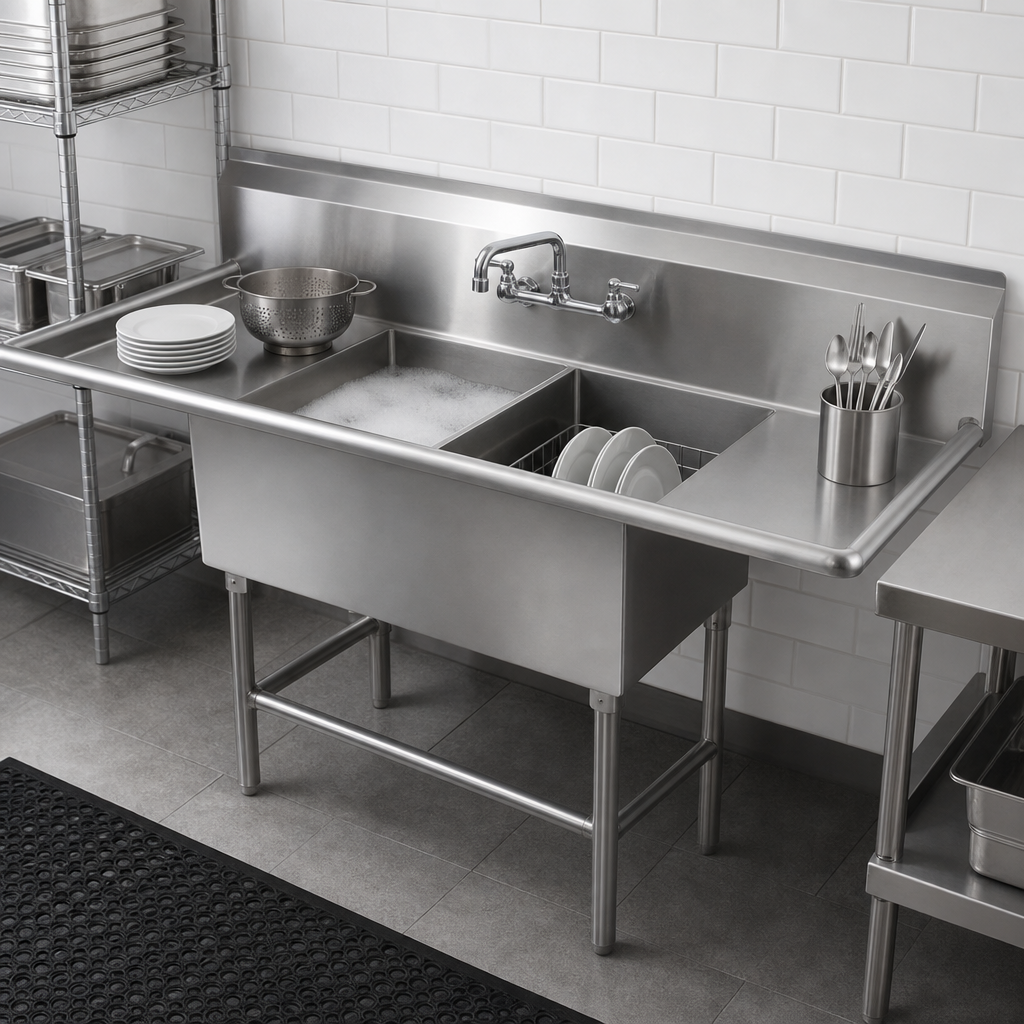 Two Compartment Sink