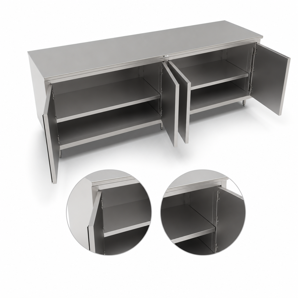 Cabinet Base with Hinged Doors