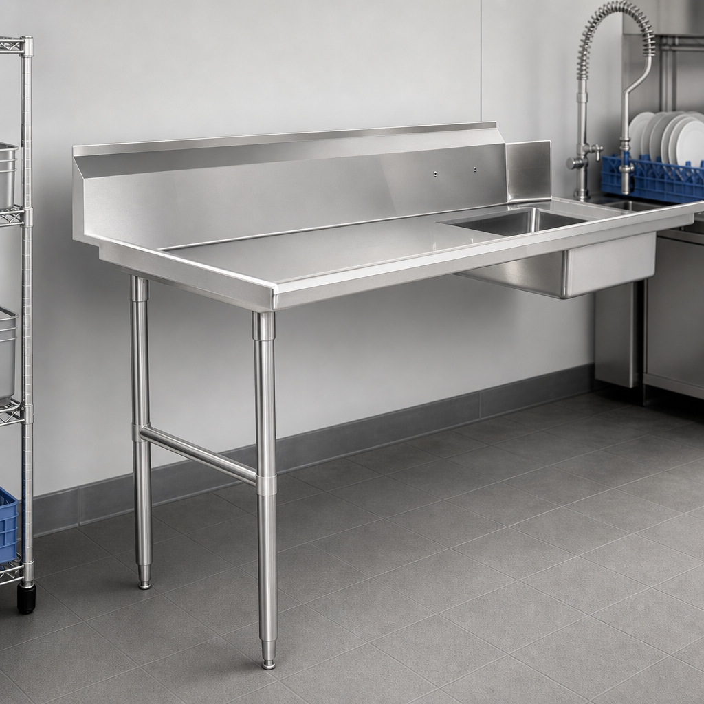 16-Gauge 304 Stainless Steel Construction