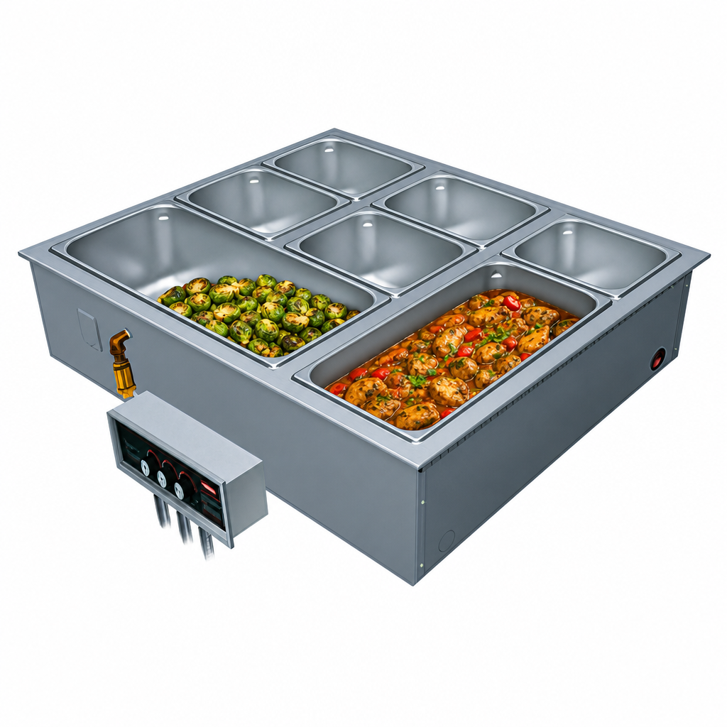 Five 4/3-Size Pan Capacity