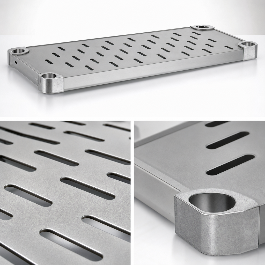 Louvered Die-Stamped Top