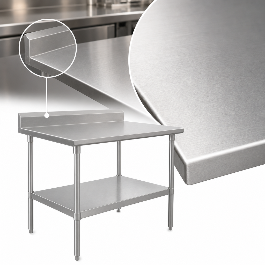 16-Gauge 300 Series Stainless Steel Top