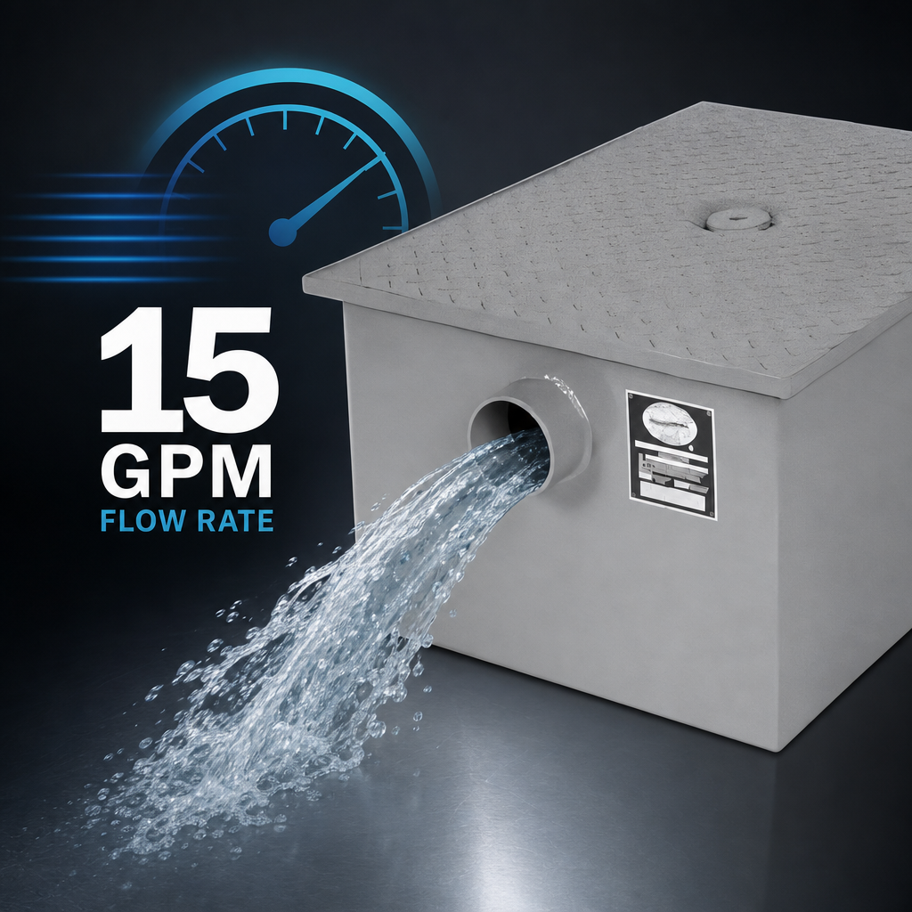 15 GPM Flow Rate