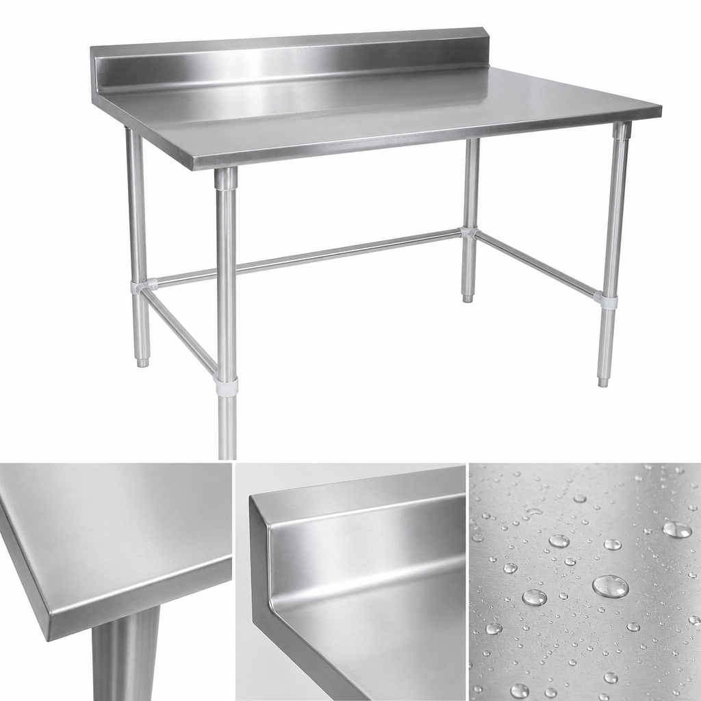 14-Gauge Stainless Steel Top