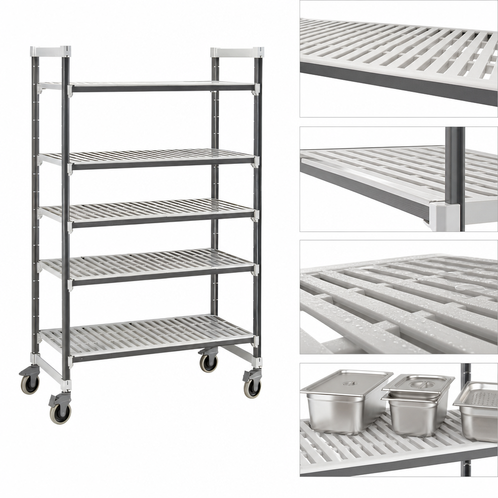 Five Vented Shelf Plates