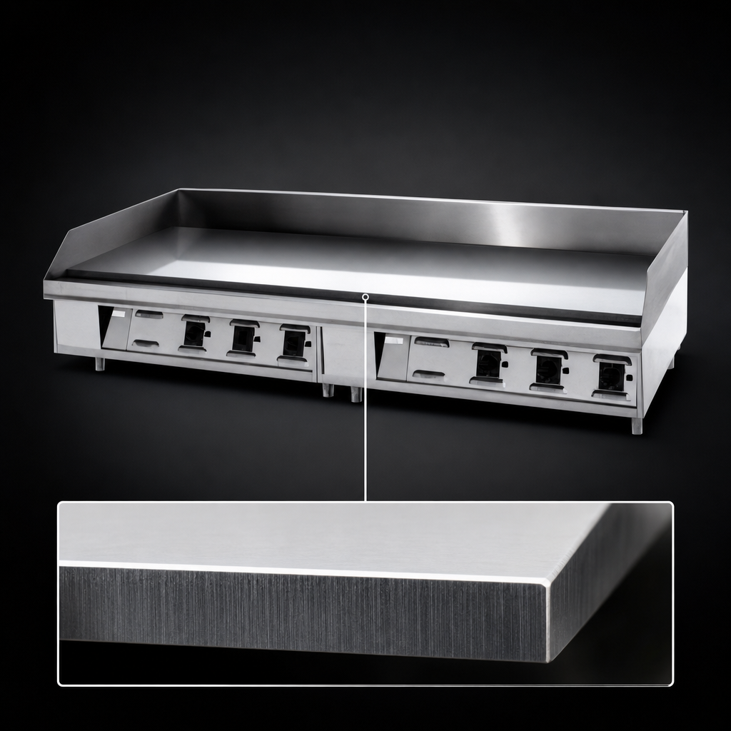 1-Inch Chrome Griddle Plate