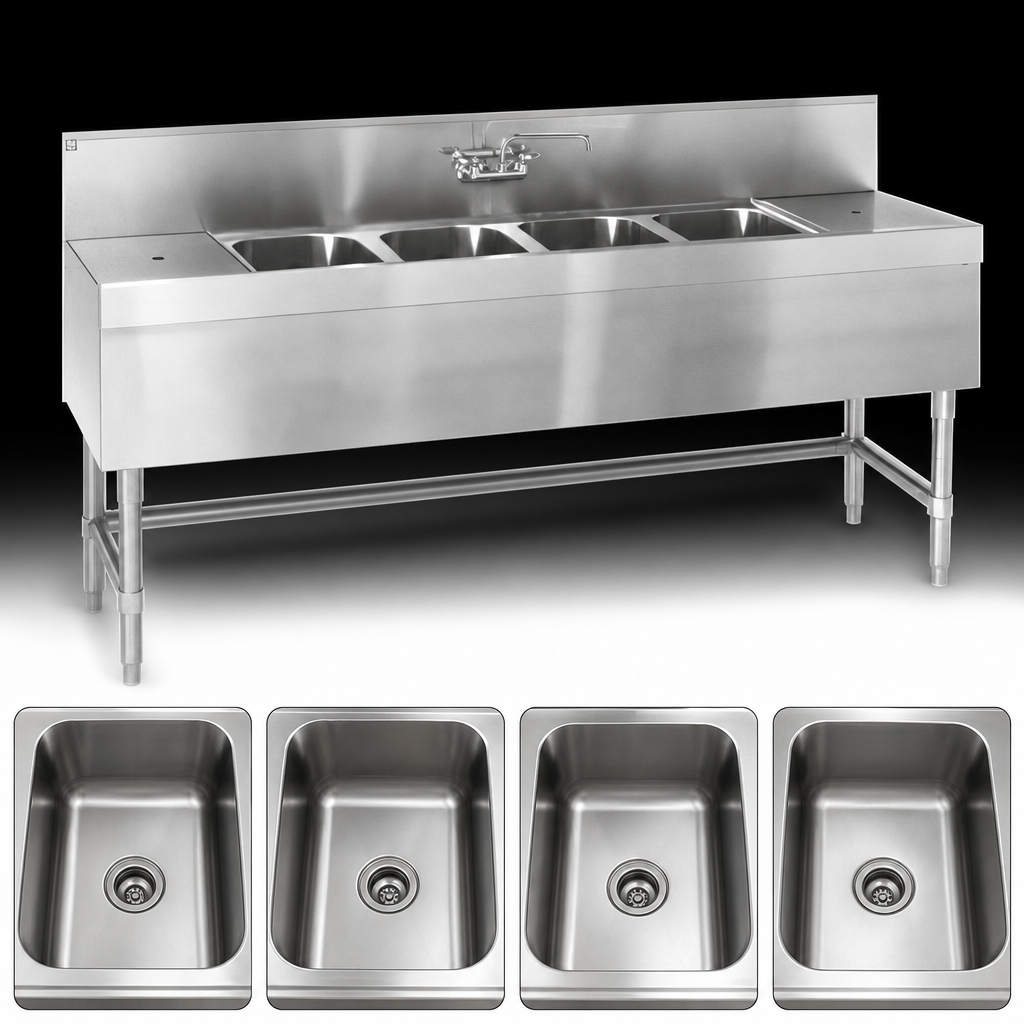 Four-Compartment Sink Design