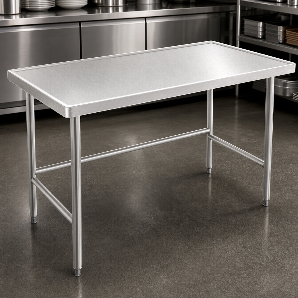 14-Gauge 304 Stainless Steel Top