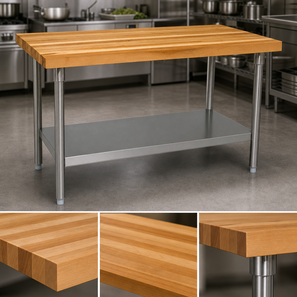 Edge Grain Flat Top