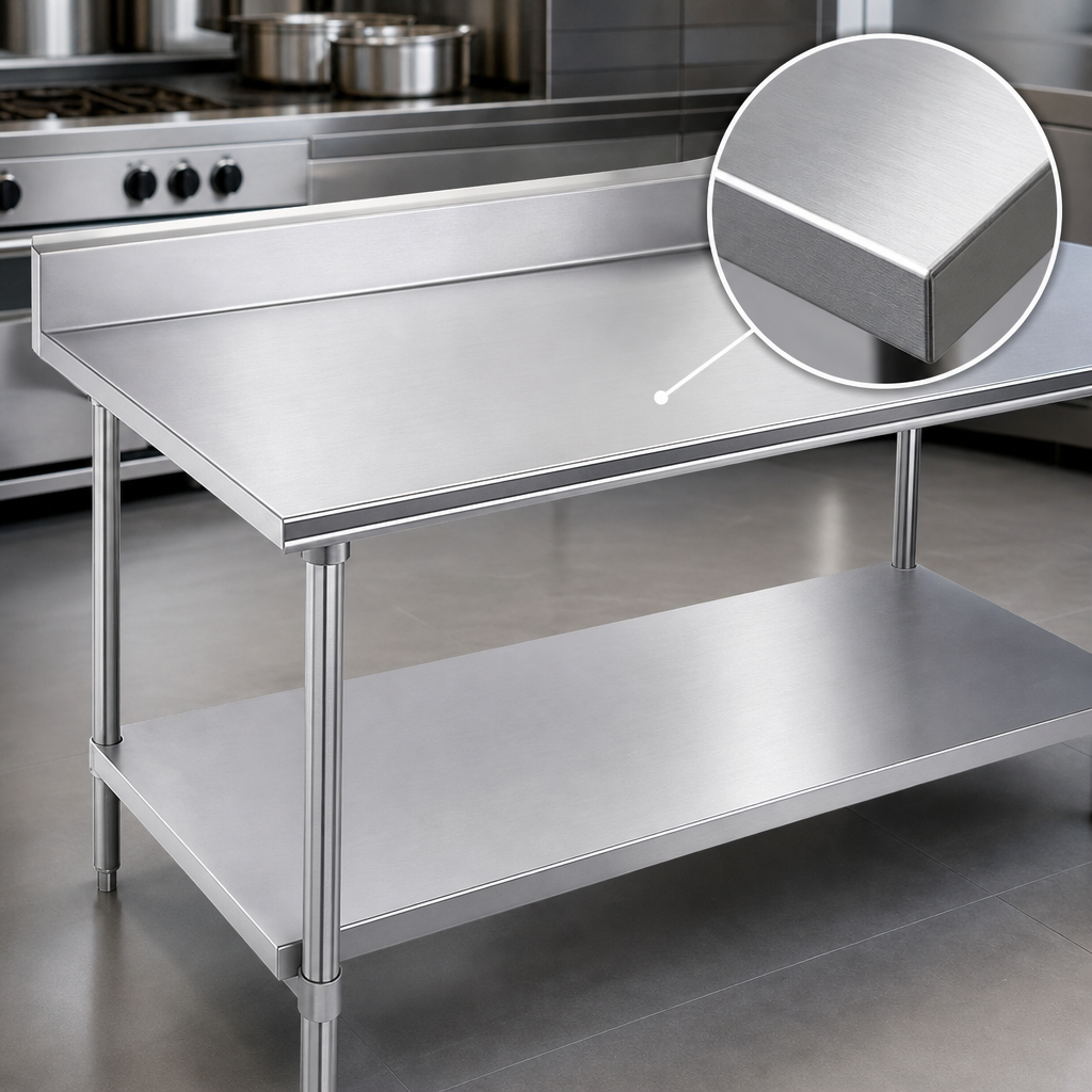 16-Gauge 430 Stainless Steel Top