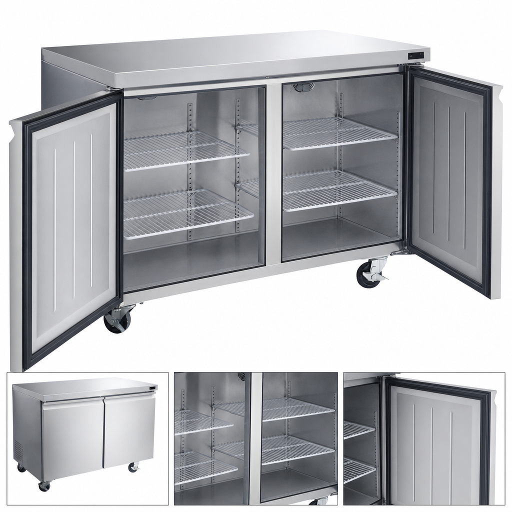 Two-Section Undercounter Storage