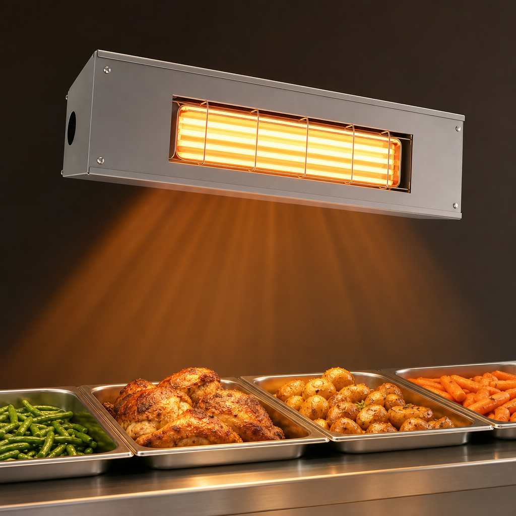 High-Wattage Double Ceramic Heat Strip