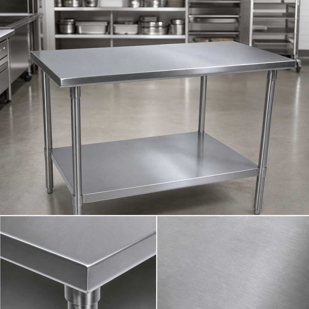 16-Gauge Stainless Steel Top