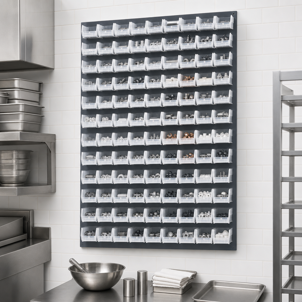 Wall-Mounted Louvered Panel