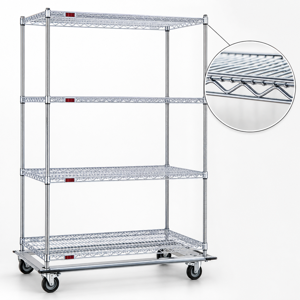 Patented QuadTruss® Shelf Design