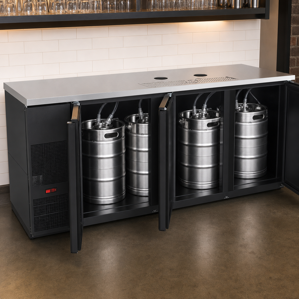 Four Half-Keg Capacity