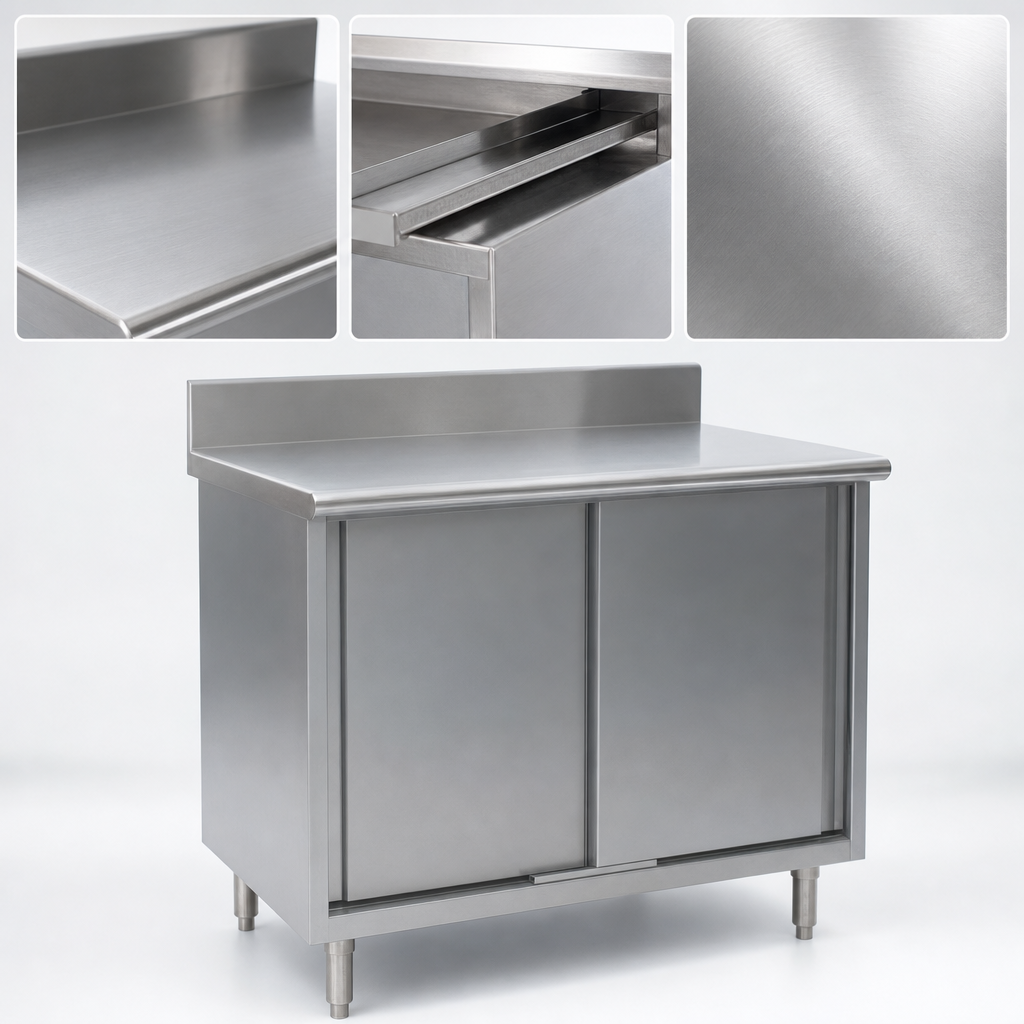 14-Gauge 304 Stainless Steel Top