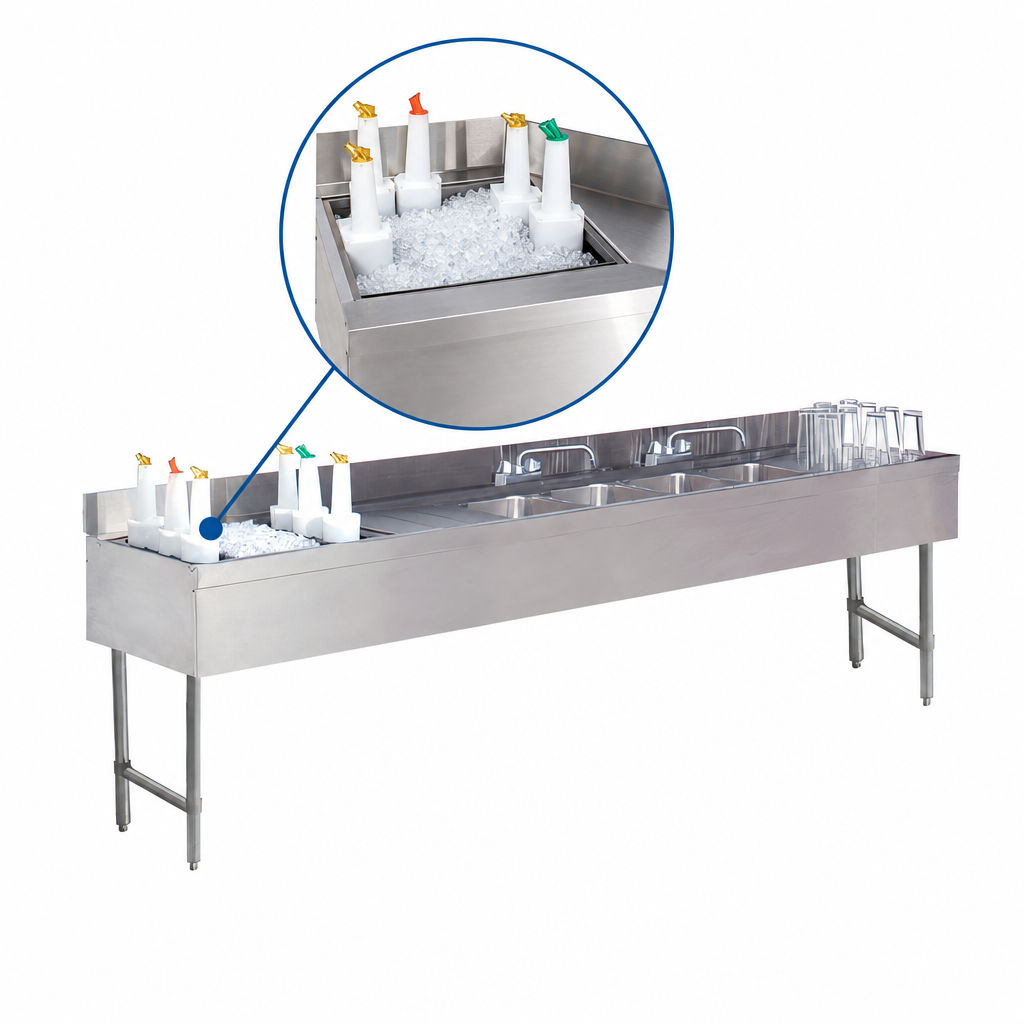 Left-Side Insulated Ice Bin