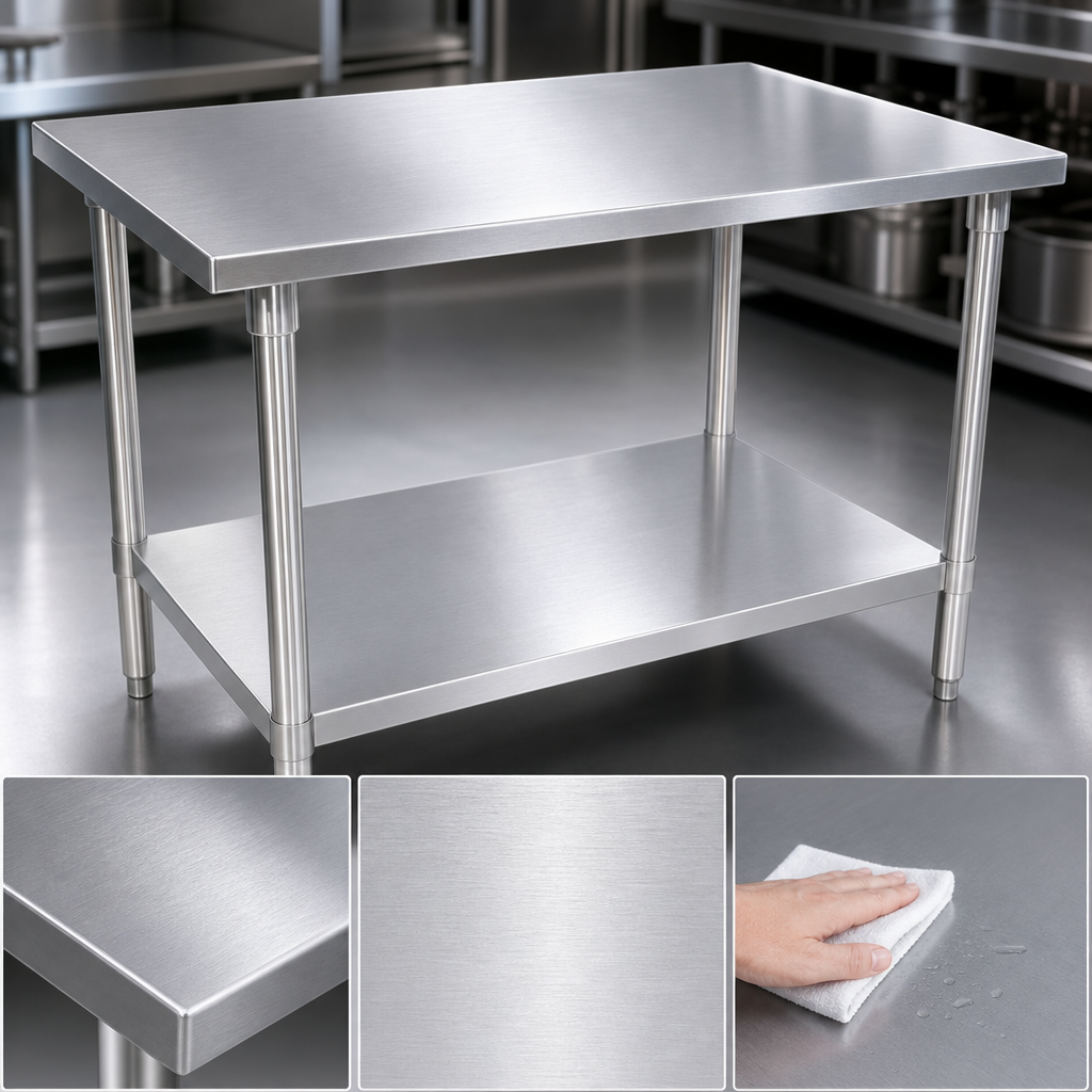 16-Gauge Type 300 Stainless Steel Top