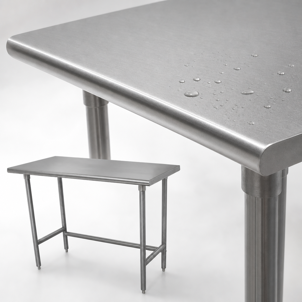 14-Gauge 304 Stainless Steel Top