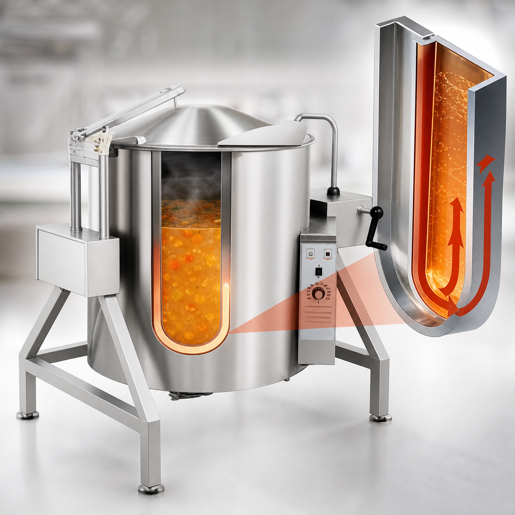 Gas-Fired, 2/3 Jacketed Design