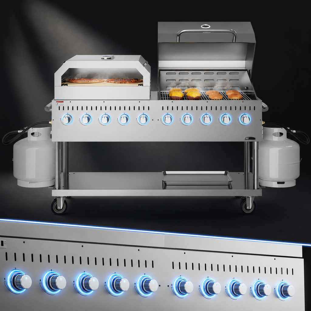 Ten High-Output Burners