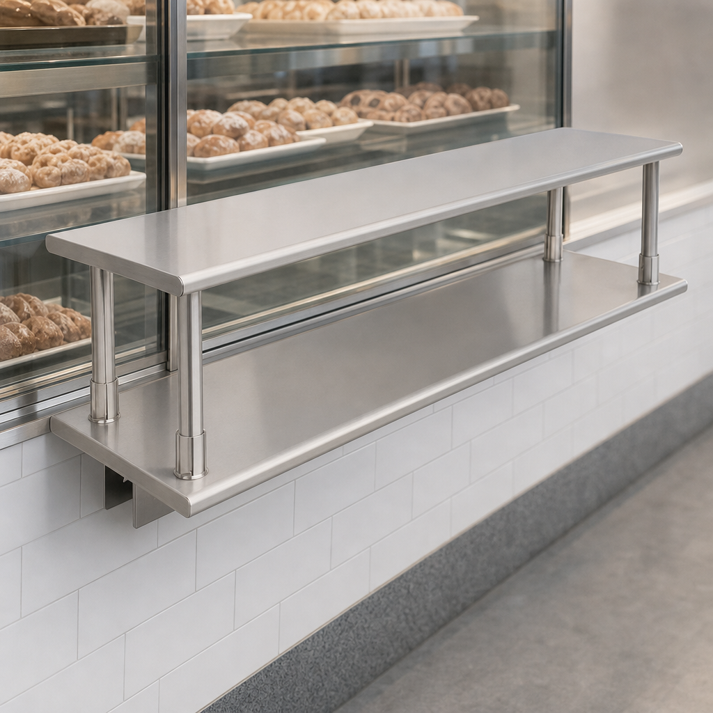 Pass-Thru Shelf with Overshelf