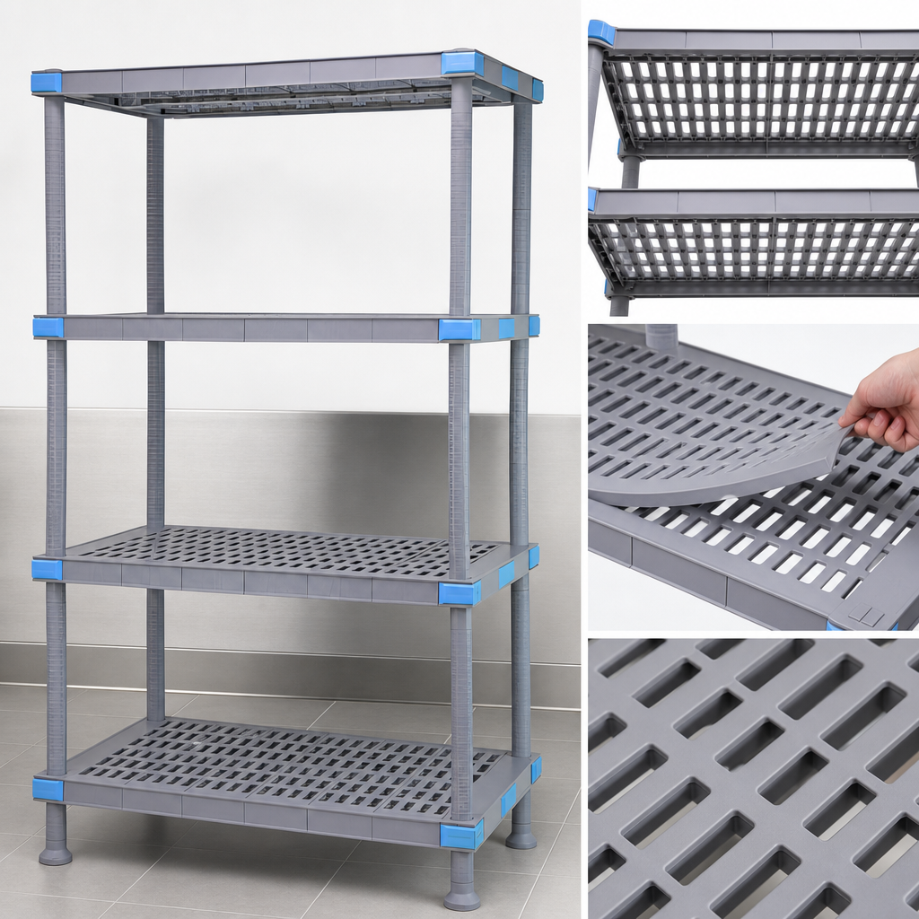 Open Grid Shelves
