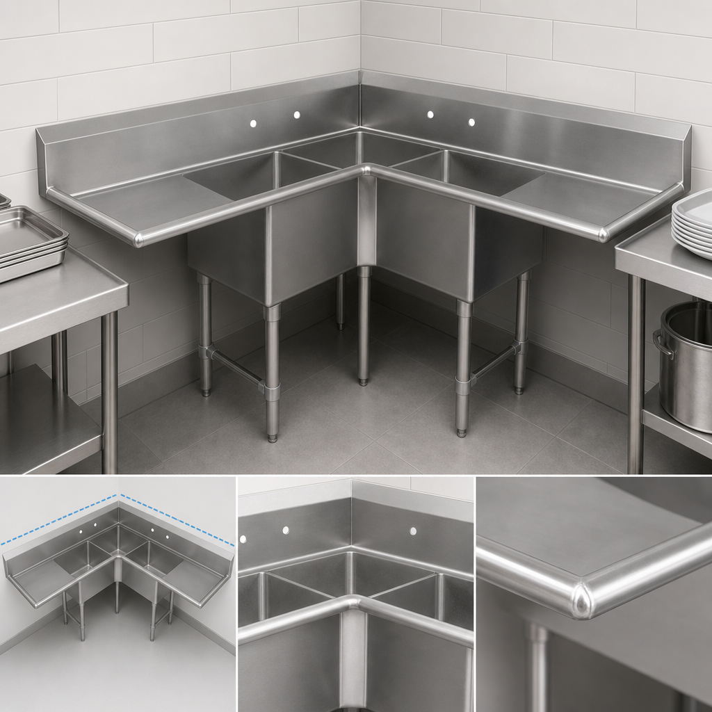 Corner Sink Configuration