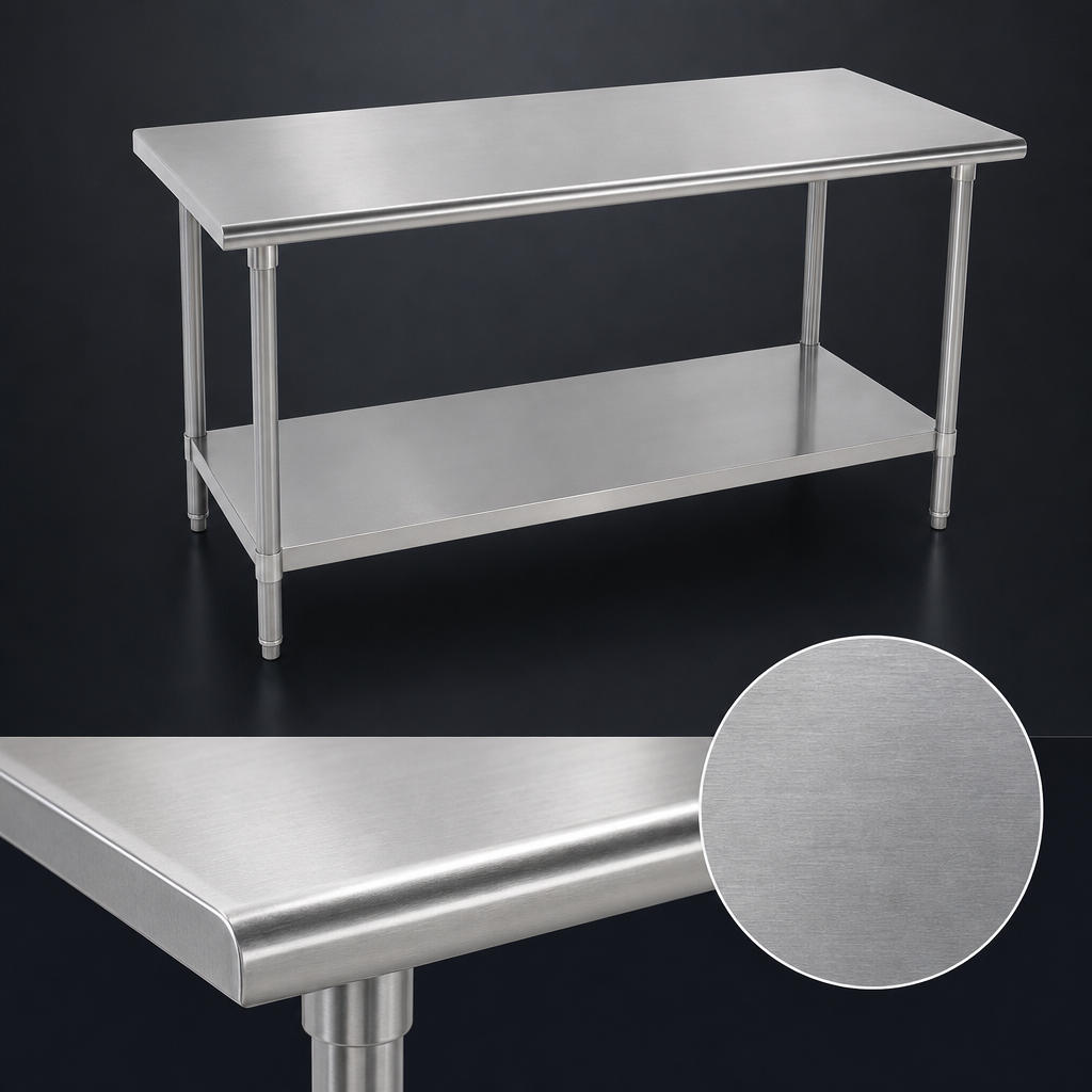 16-Gauge 430 Stainless Steel Top