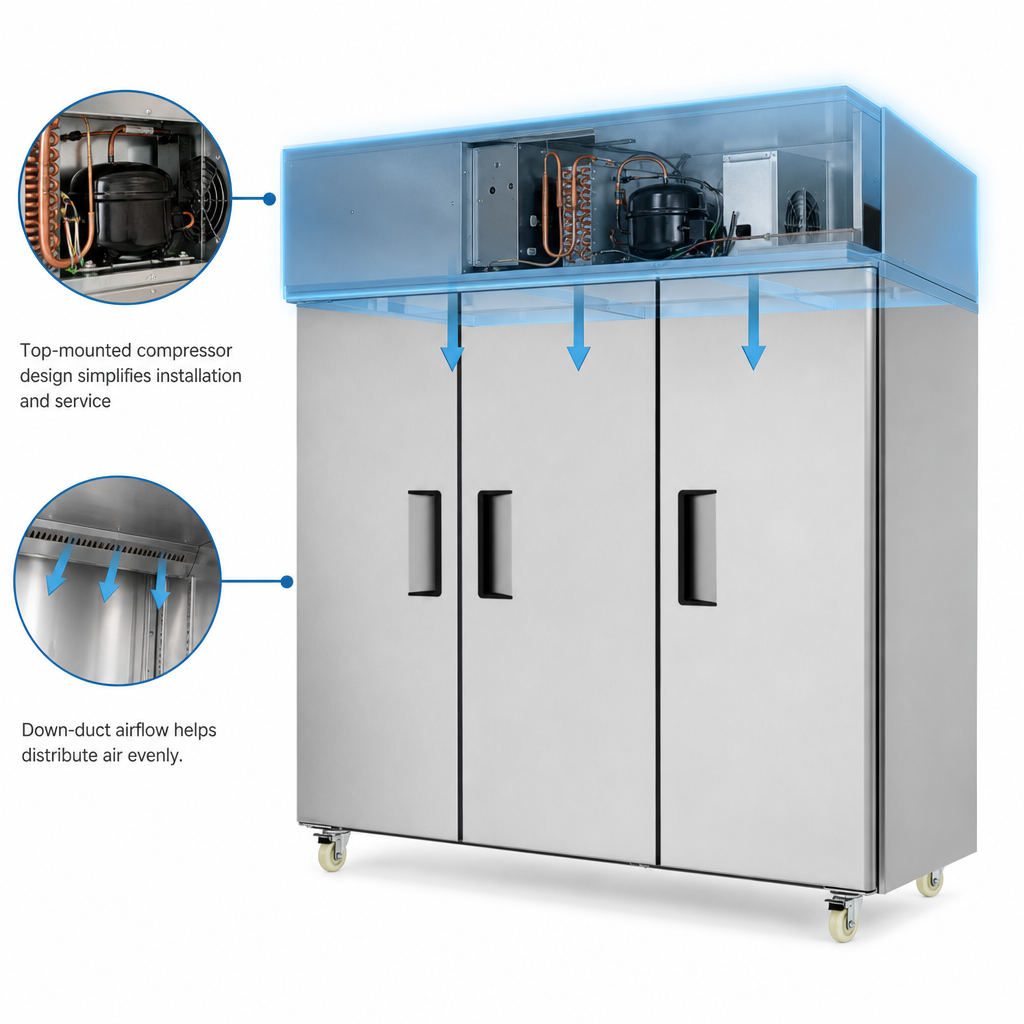 Top-Mounted Self-Contained Refrigeration