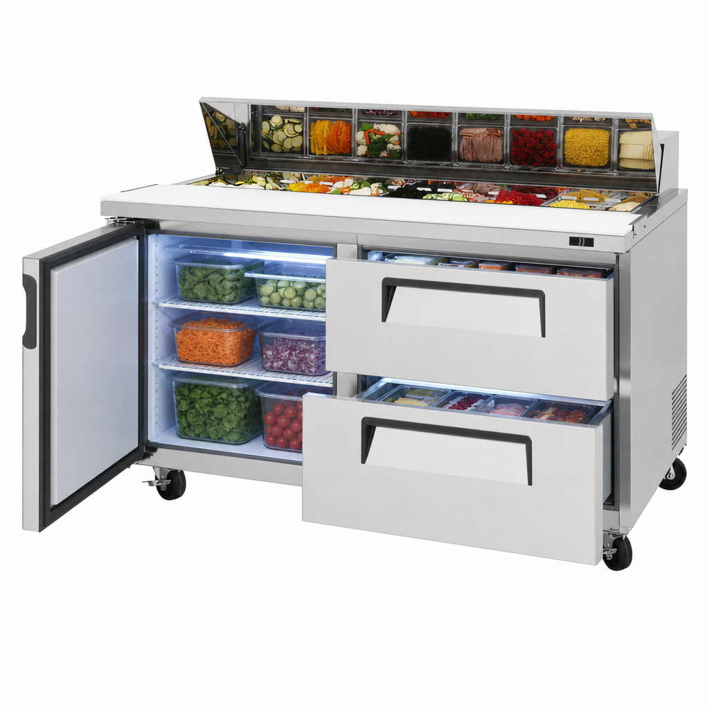 Two-Section Refrigerated Storage