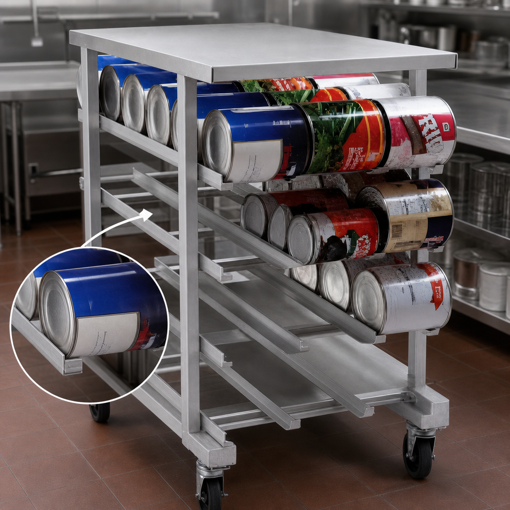 Self-Feeding Gravity Shelves