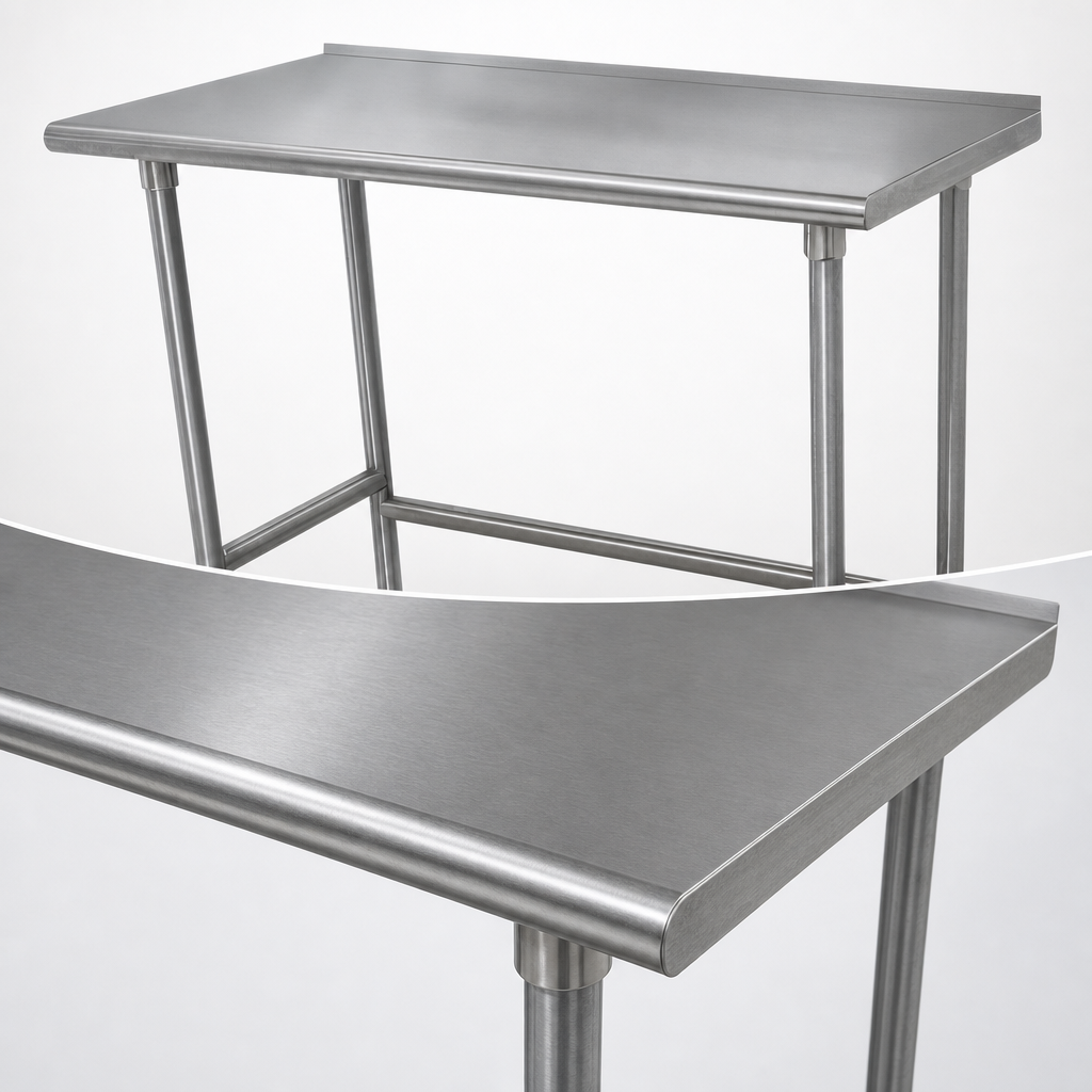 14-Gauge 304 Stainless Steel Top